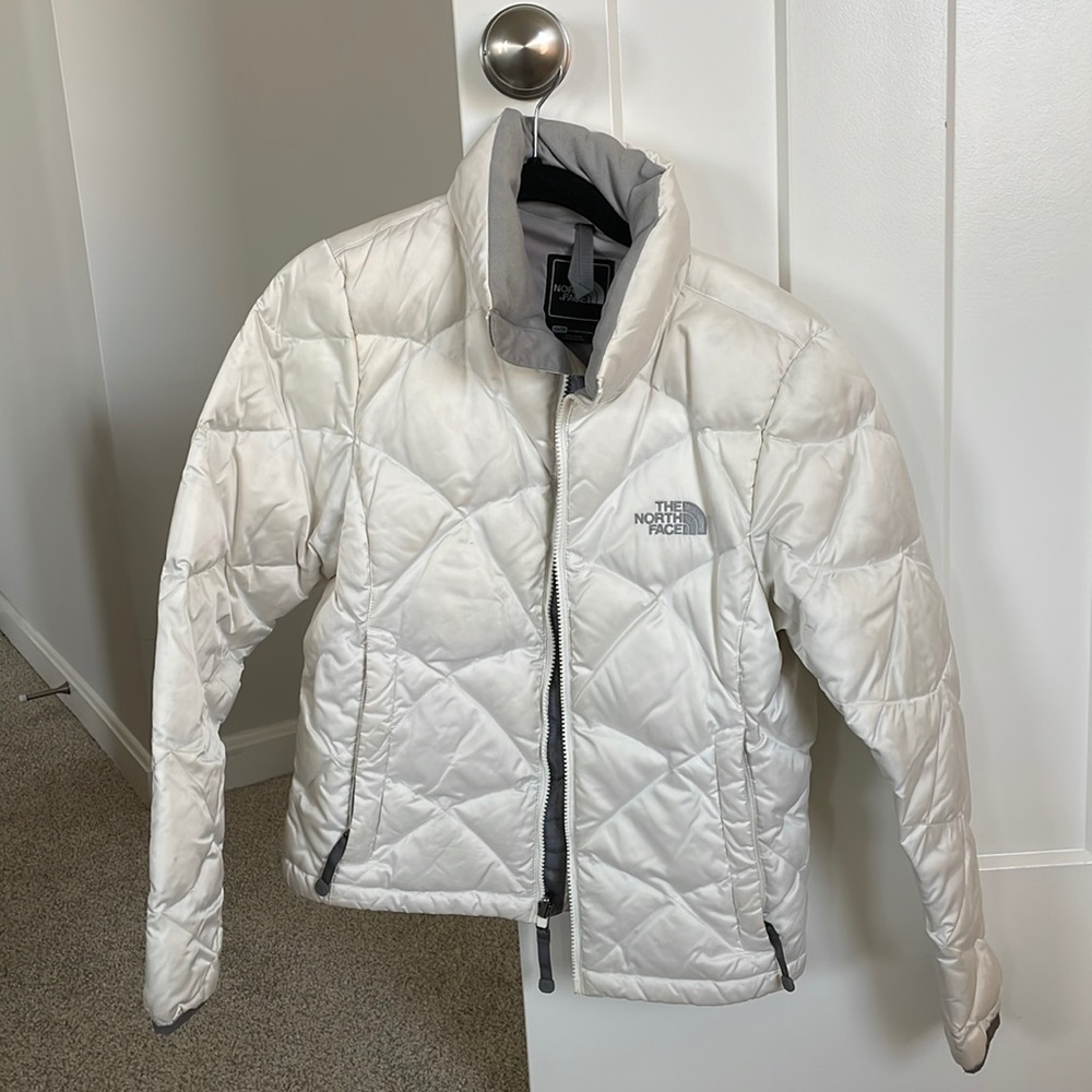 North Face White Puffer Coat - Women’s XS